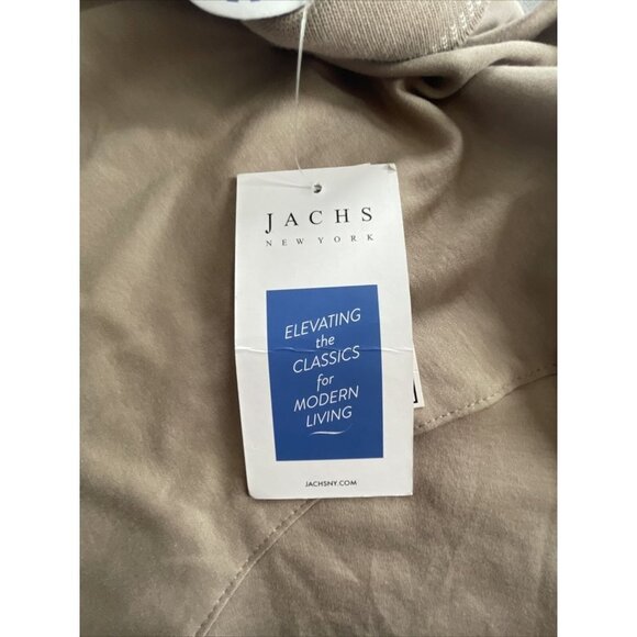 Jachs Polo Shirt Mens XL Ultra Soft Pocket Golf Casual Cotton Taupe MSRP $89 NEW - Picture 7 of 7